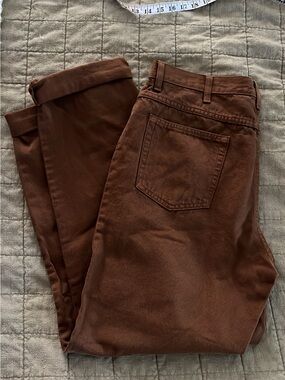 L.L.Bean Men’s Classic Fit Brown Denim Pants